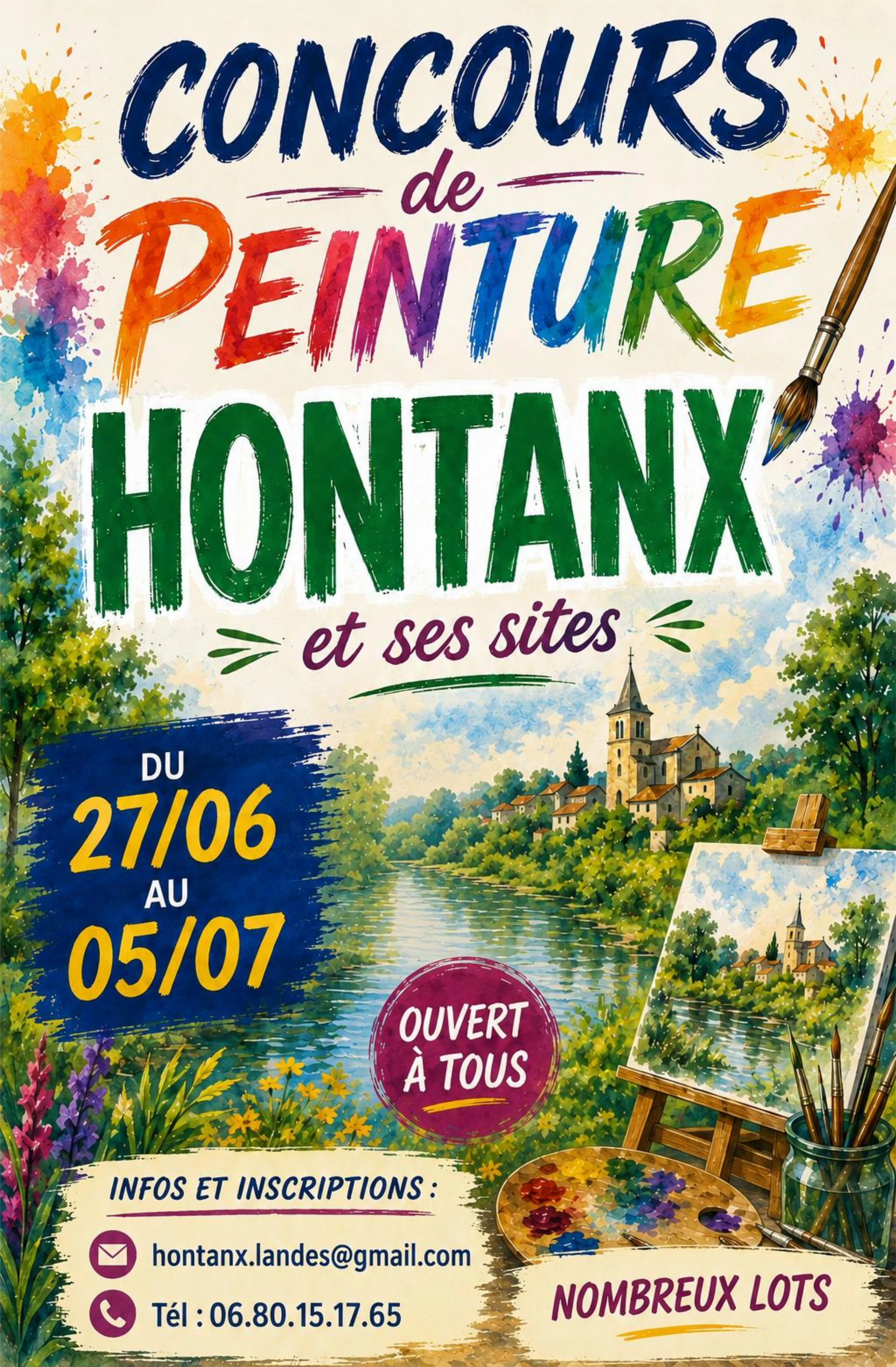 Concours de peinture Hontanx et ses sites  Hontanx