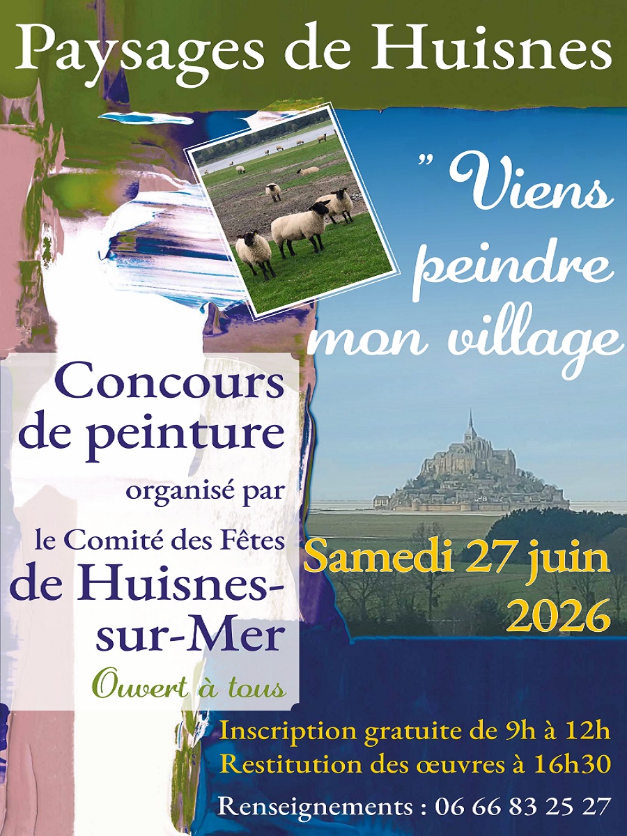 Concours de peintures paysages de huisnes Salle des fêtes Huisnes-sur-Mer