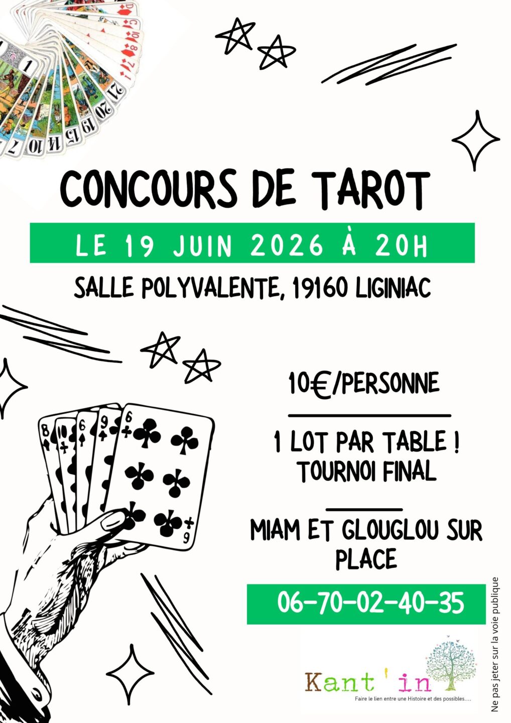 Concours de tarot  Liginiac