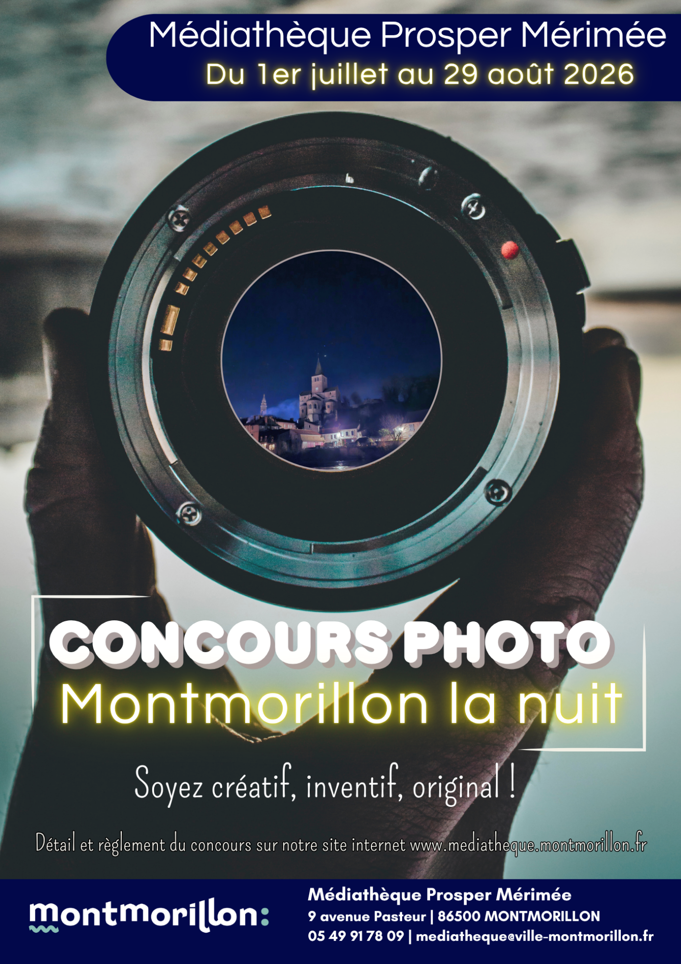 Concours photo Montmorillon la nuit  Montmorillon