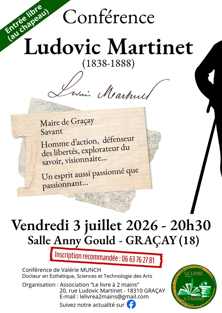 Conférence Ludovic Martinet  Graçay