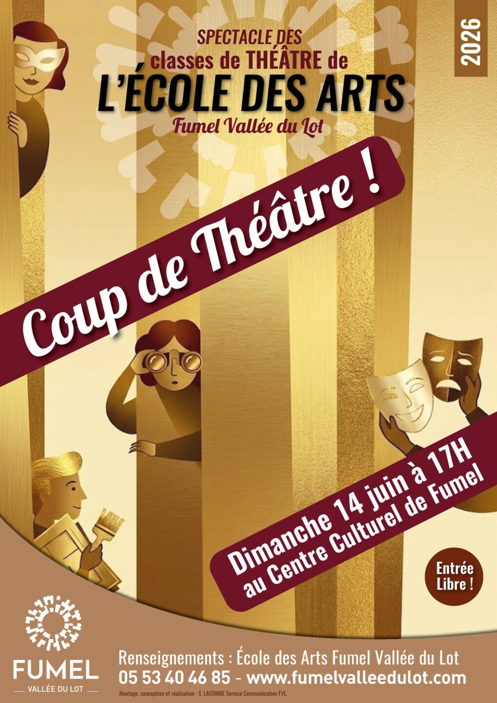 Coup de théâtre Centre culturel Fumel