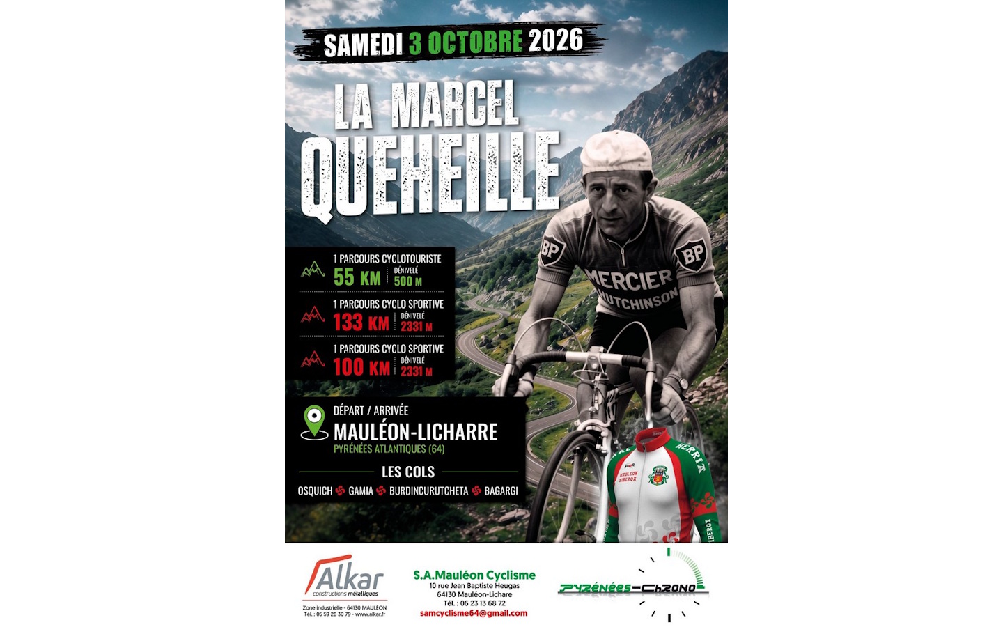 Course cycliste la Marcel Queheille Mauléon-Licharre 2026-10-03