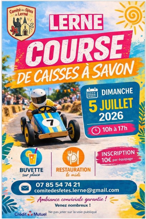 Course de caisses à savon Lerné