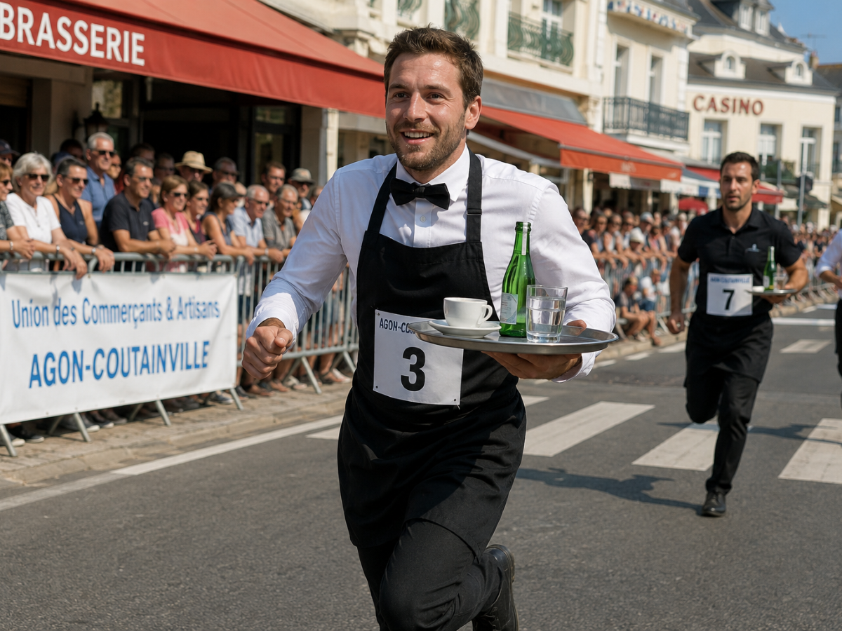 Course de garçons de café 3 Rue Fernand Lechanteur Agon-Coutainville 2026-07-03