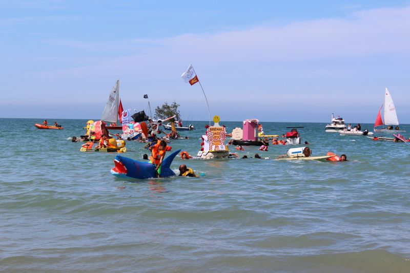 Course des objets flottants non identifiés Cale principale Bréhal 2026-08-09