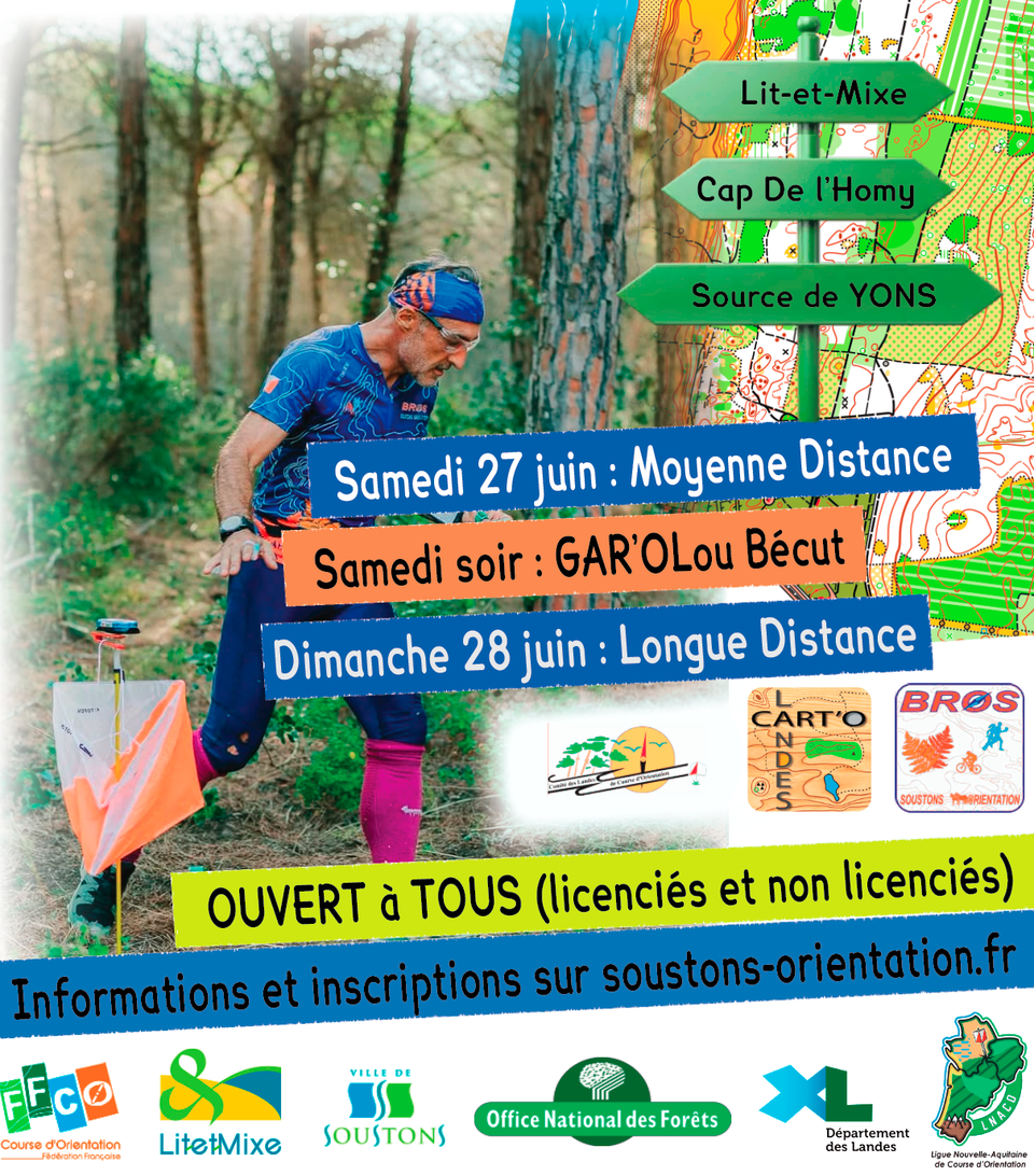 Course d’orientation ATLANTIC’O 2026 Lit-et-Mixe