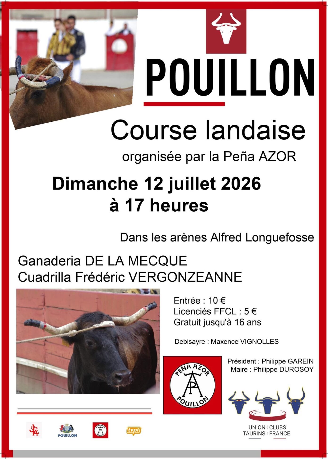 Course landaise  Pouillon