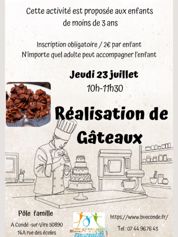 Création de gâteaux  Condé-sur-Vire
