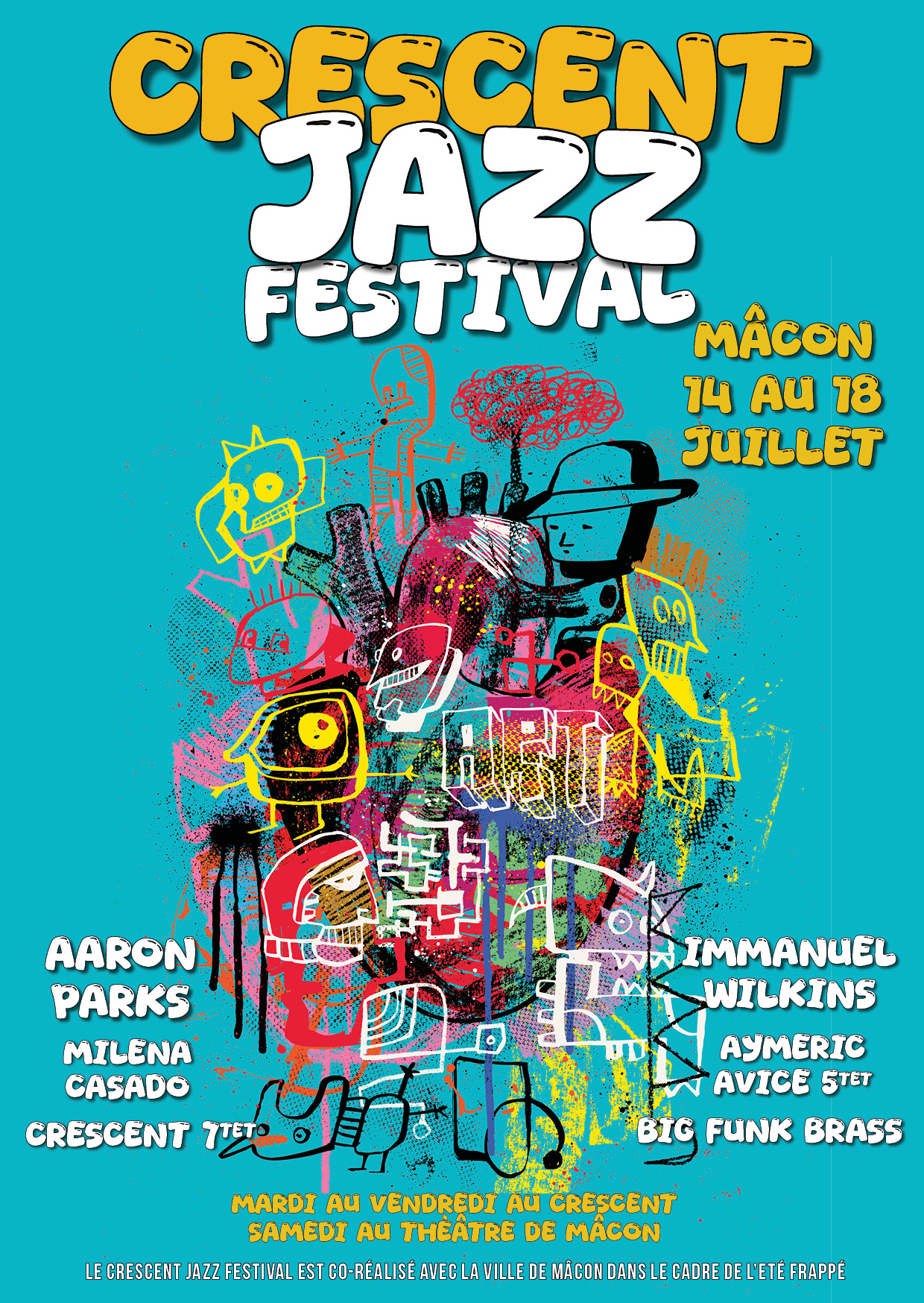 Crescent Jazz Festival Place Saint-Pierre Mâcon 2026-07-14