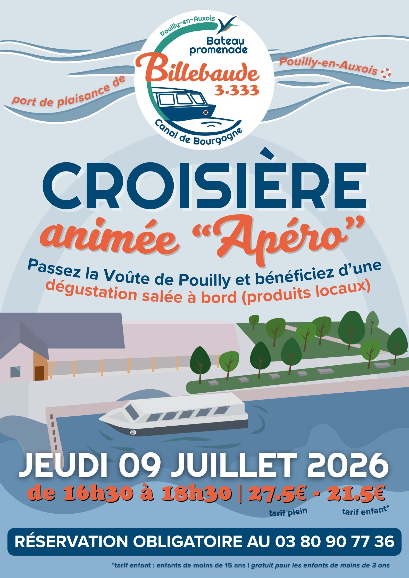 Croisière Apéritive 1 Rue de la Coopérative Pouilly-en-Auxois 2026-07-09
