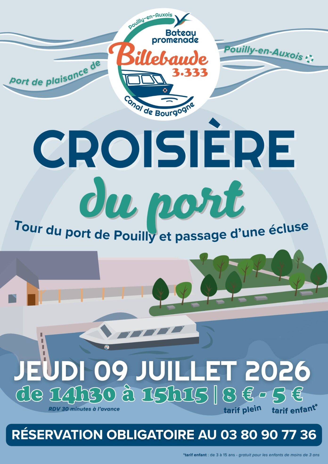 Croisière du port Port de Plaisance Pouilly-en-Auxois
