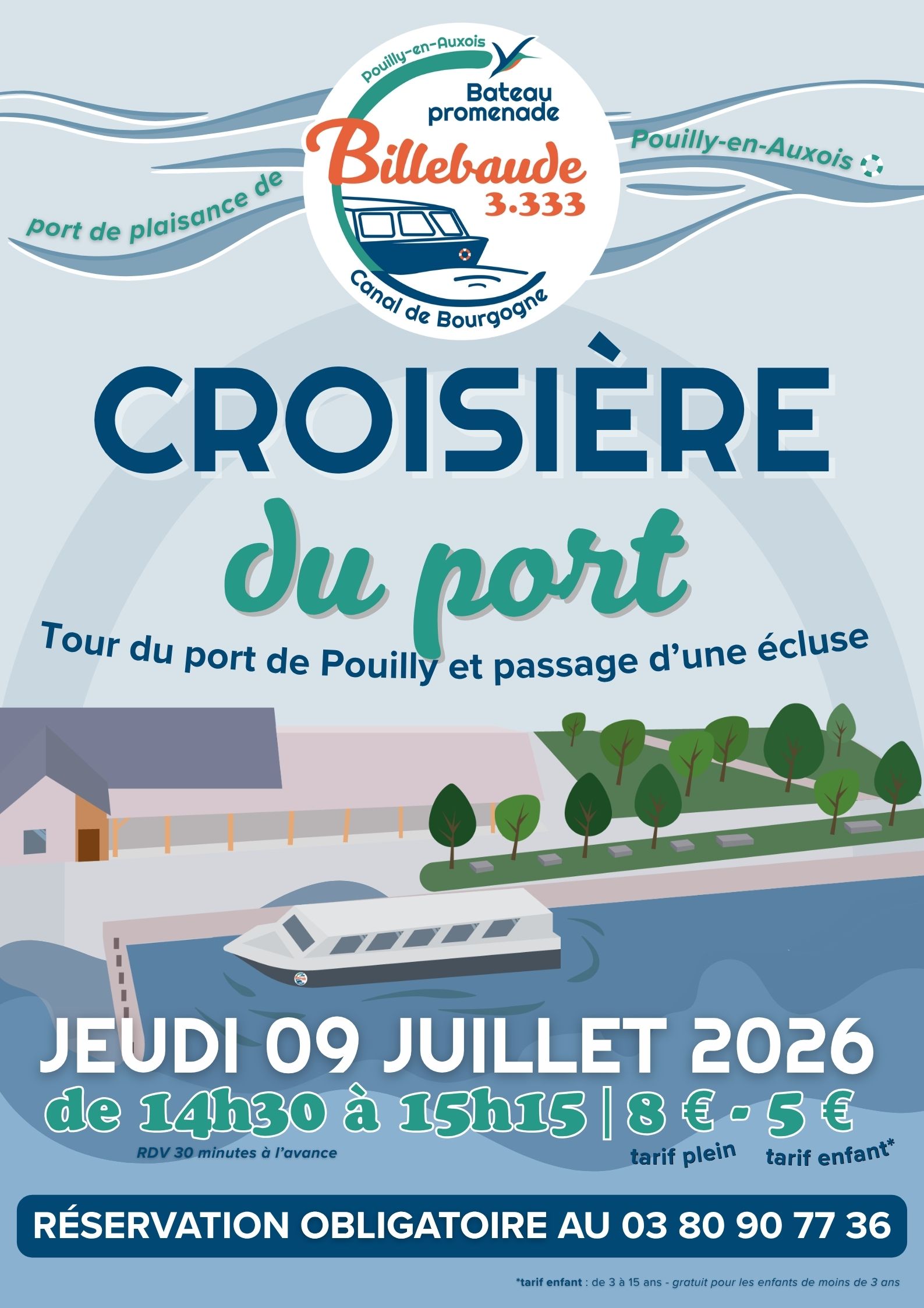 Croisière du port 1 Rue de la Coopérative Pouilly-en-Auxois 2026-07-09