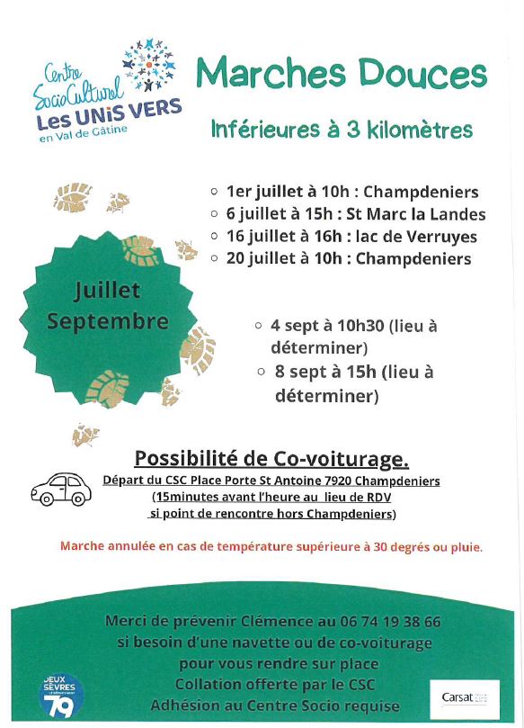 CSC Marches douces  Saint-Marc-la-Lande