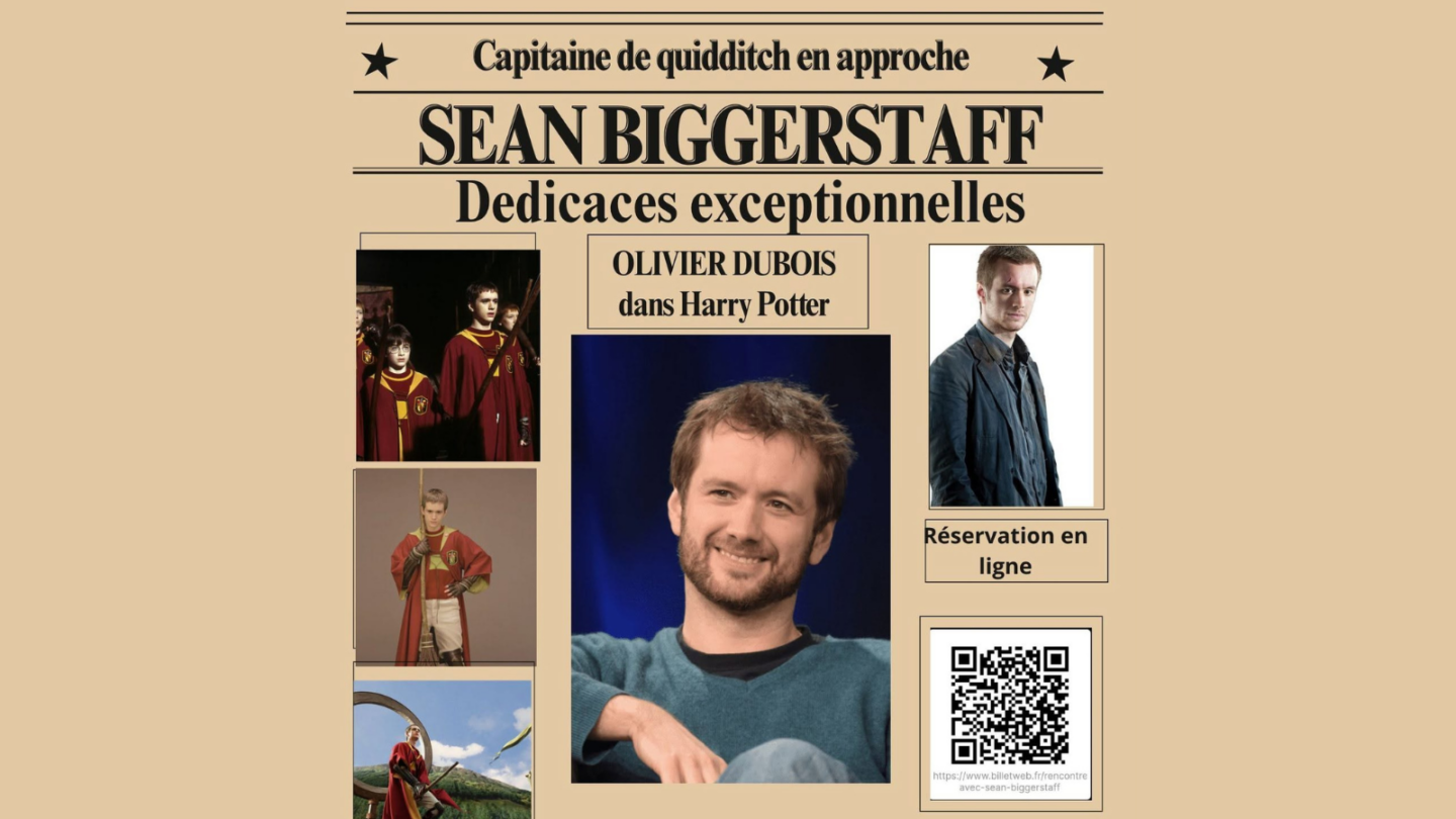 Dédicaces du capitaine de Quidditch de Gryffondor Olivier Dubois Baguettes & Sortilèges Beautiran