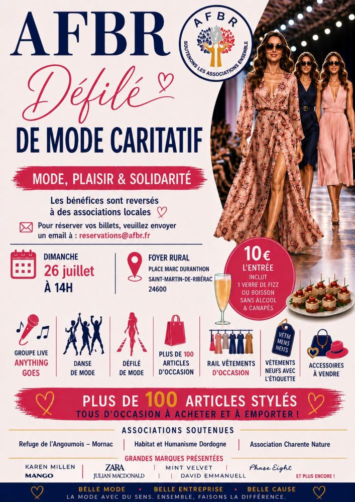 Défilé de Mode  Saint-Martin-de-Ribérac