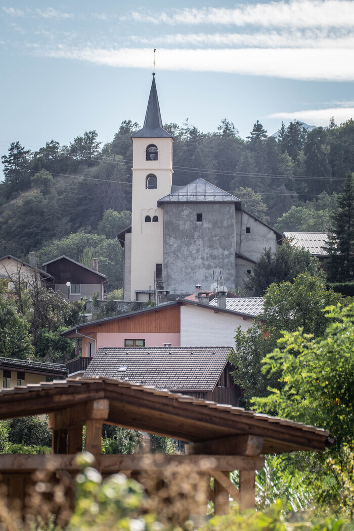 Description des peintures du chœur de l'église Sainte-Agnès Eglise sainte Agnès Aime-la-Plagne