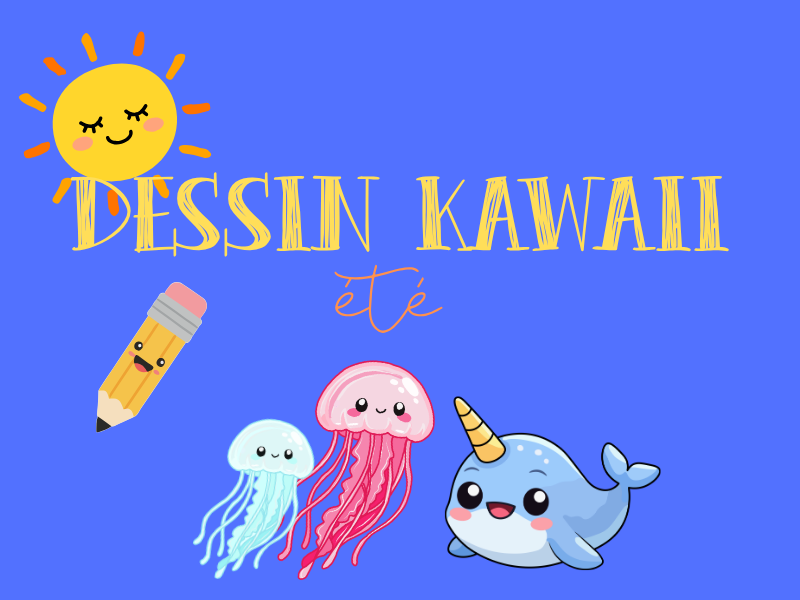 Dessin kawaii été 9 Rue du Docteur Letourneur Granville 2026-08-07