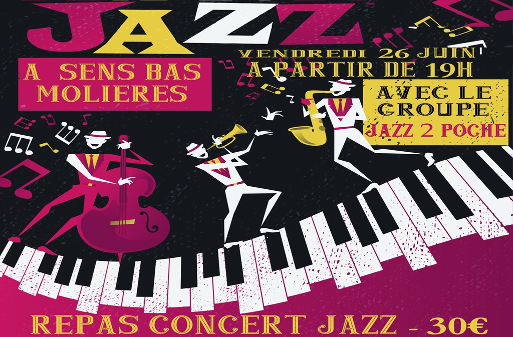 Dîner concert I Jazz 2 poche  Molières