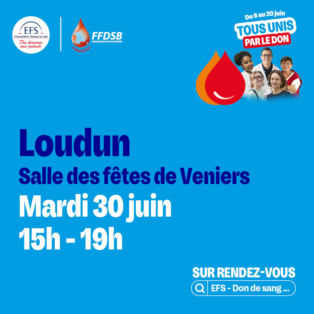 Don du Sang Véniers Loudun