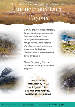 Enquête aux lacs d&rsquo;Ayous Maison du Parc National des Pyrénées Laruns