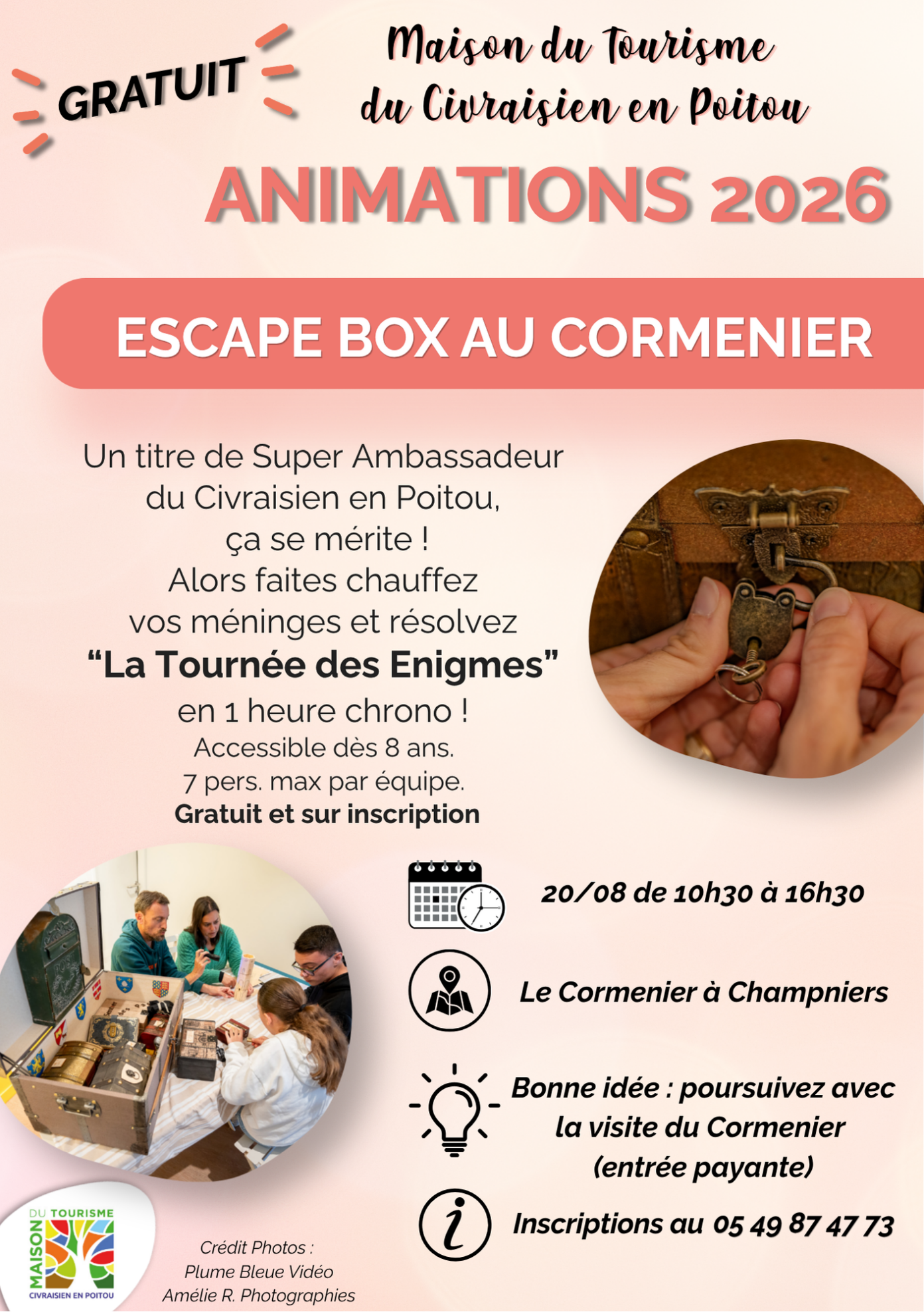 Escape Box au Cormenier  Champniers