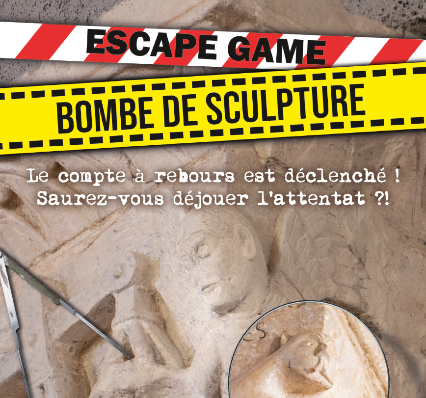 Escape Game Bombe de sculpture RDV au CIAP Parthenay