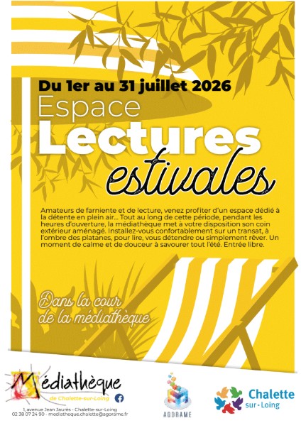 Espace lectures estivales Châlette-sur-Loing