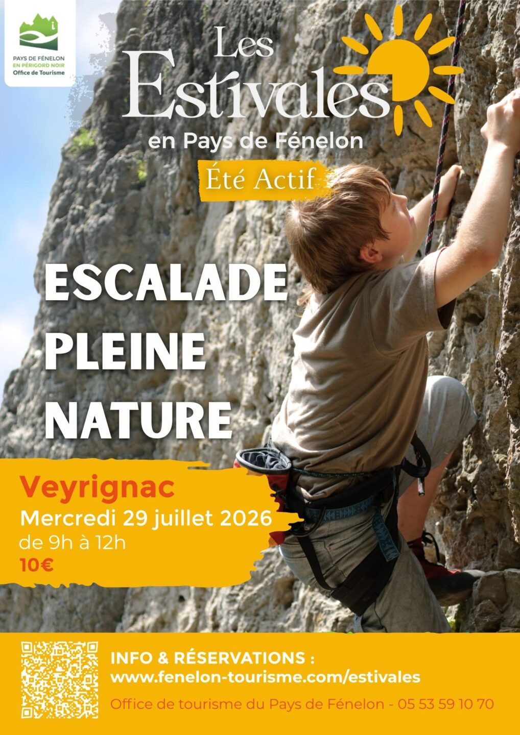 ÉTÉ ACTIF Escalade pleine nature à Veyrignac Veyrignac