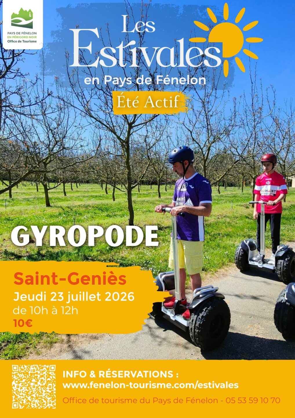 ÉTÉ ACTIF Gyropode à Saint-Genies Salle des fêtes saint genies Saint-Geniès