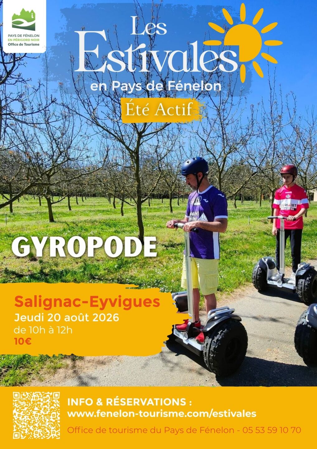 ÉTÉ ACTIF Gyropode à Salignac-Eyvigues  Salignac-Eyvigues