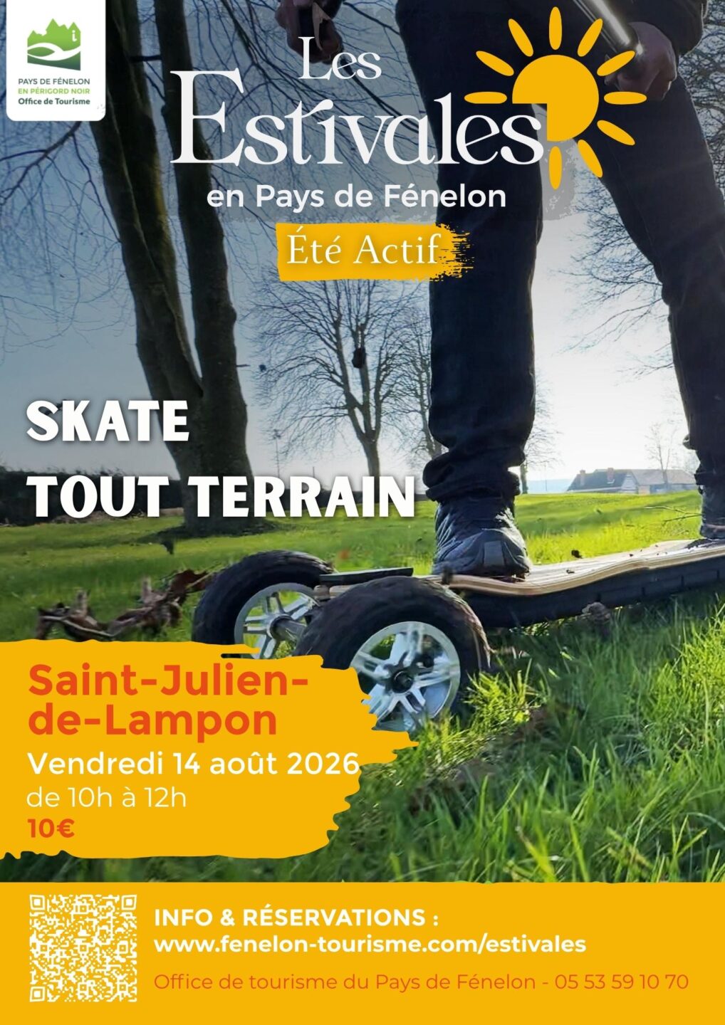 ÉTÉ ACTIF Skate tout-terrain à Saint-Julien-de-Lampon Saint-Julien-de-Lampon