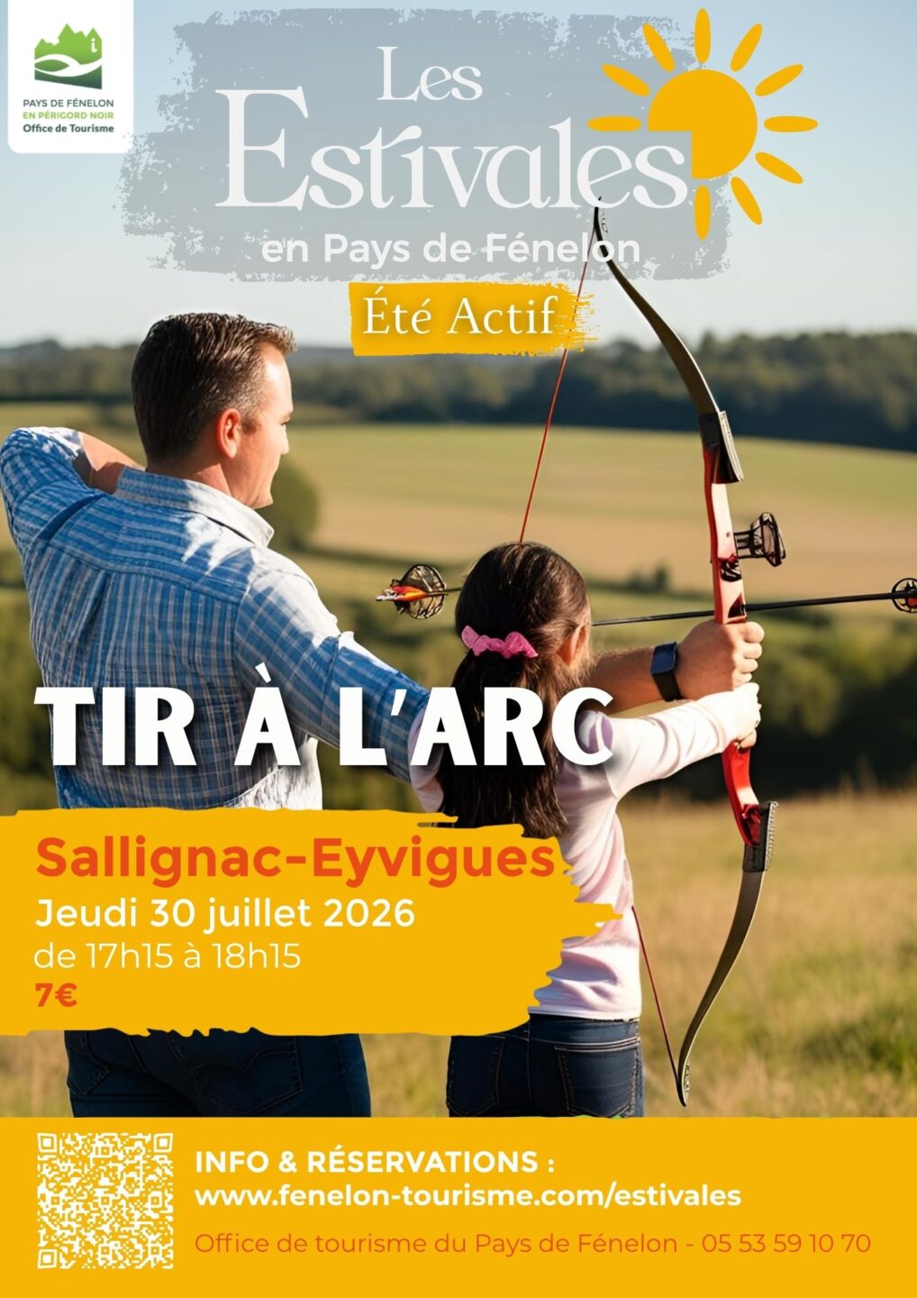 ÉTÉ ACTIF Tir à l’arc à Salignac Salignac-Eyvigues