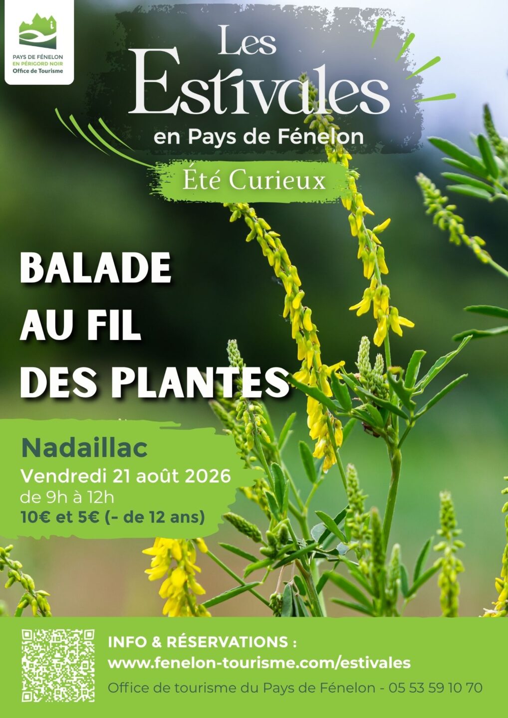 ETE CURIEUX Balade au fil des plantes à Nadaillac M’zelle Nenuph Nadaillac