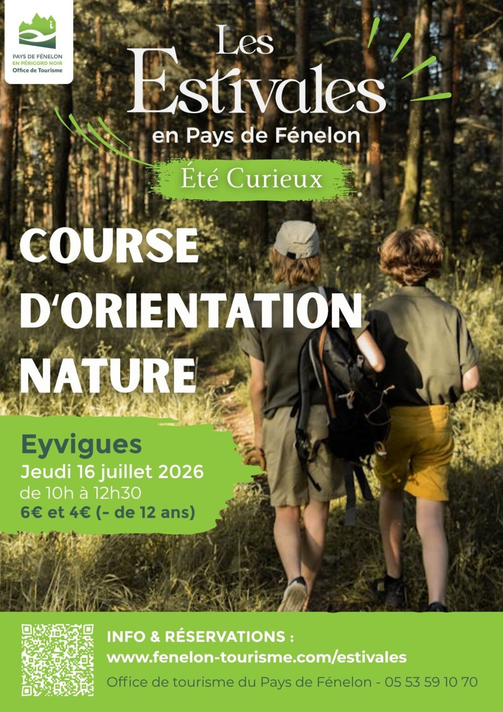 ETE CURIEUX Course d’orientation Nature à Eyvigues Parking après l’église d’Eyvigues Salignac-Eyvigues