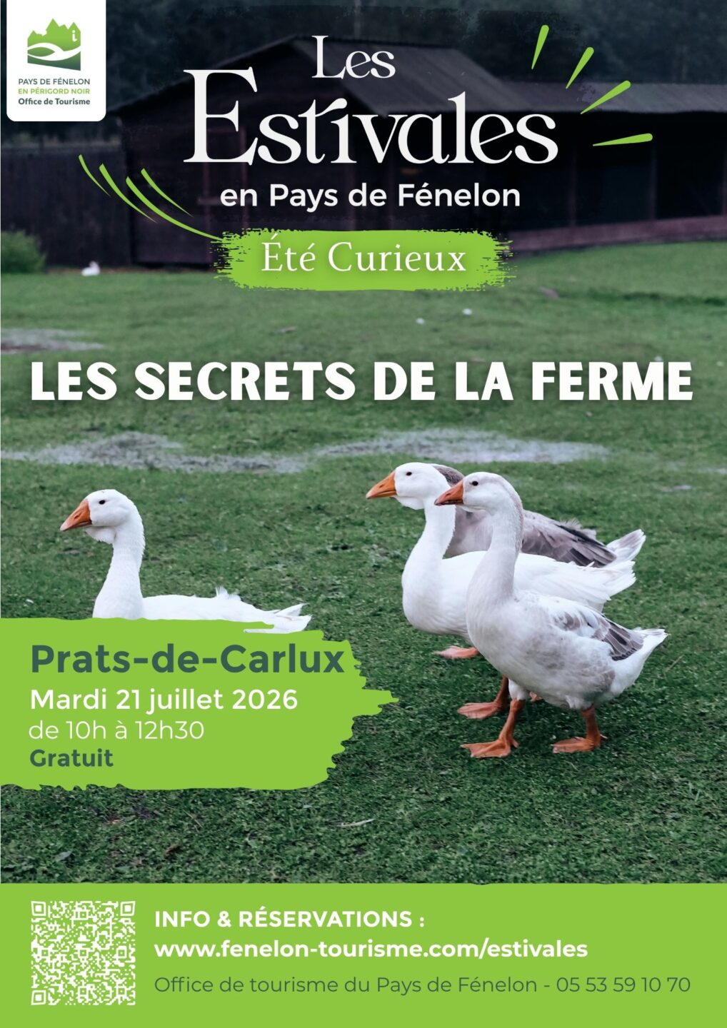 ETE CURIEUX Les secrets de la ferme à Prats-de-Carlux Ferme des Oies du Périgord Prats-de-Carlux