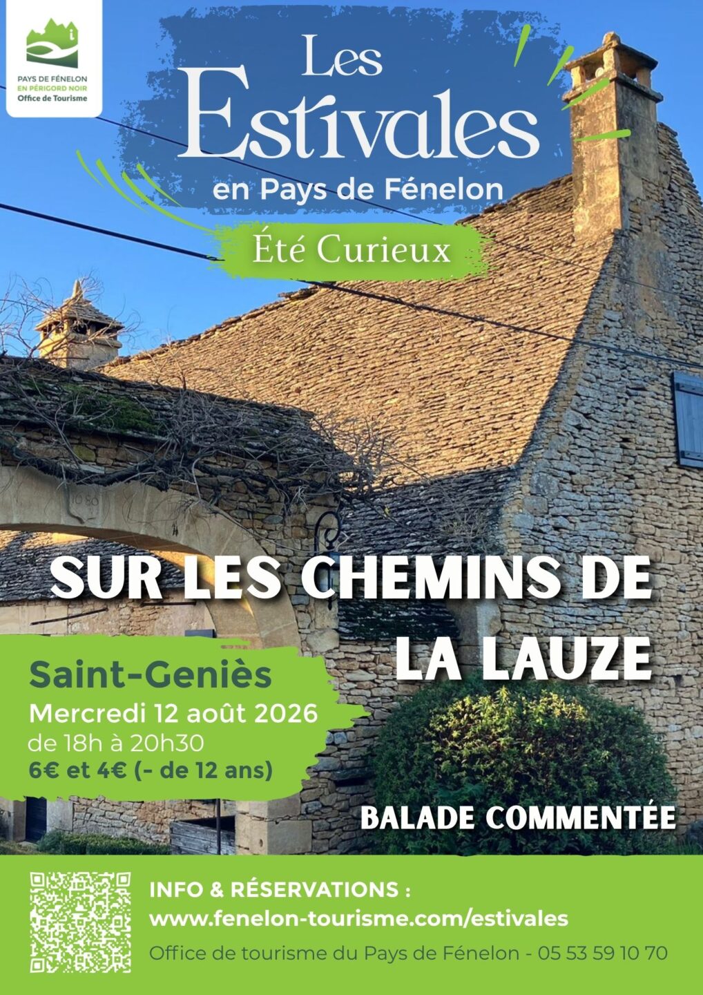 ETE CURIEUX Sur les chemins de la lauze balade commentée à Saint-Geniès Route de la Truffe Saint-Geniès