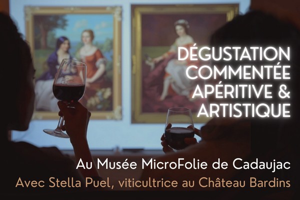 Expérience Arts & Vins Musée Micro-Folie de Cadaujac Cadaujac