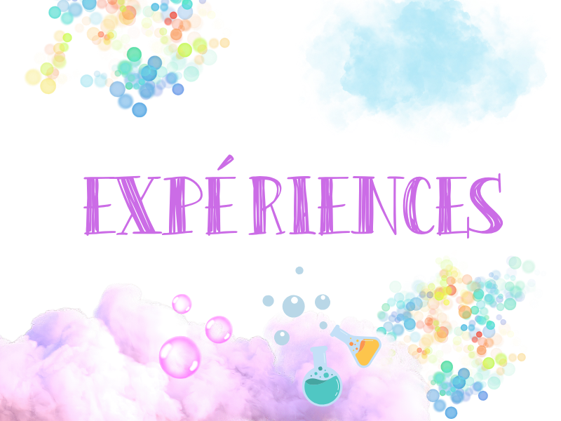 Expériences Atelier pour enfants Chez Tatie Granville