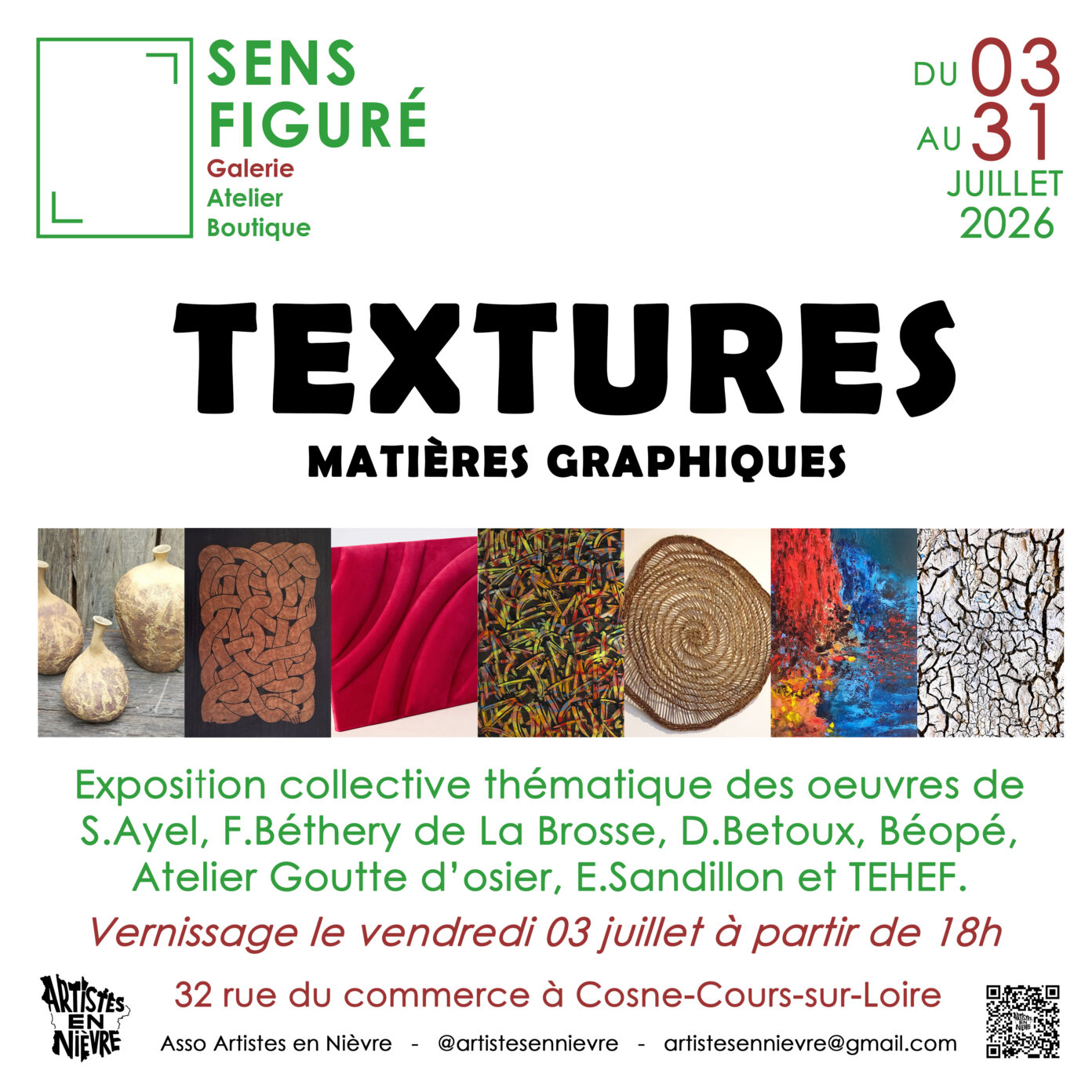 Expo Textures Sens figuré Cosne-Cours-sur-Loire