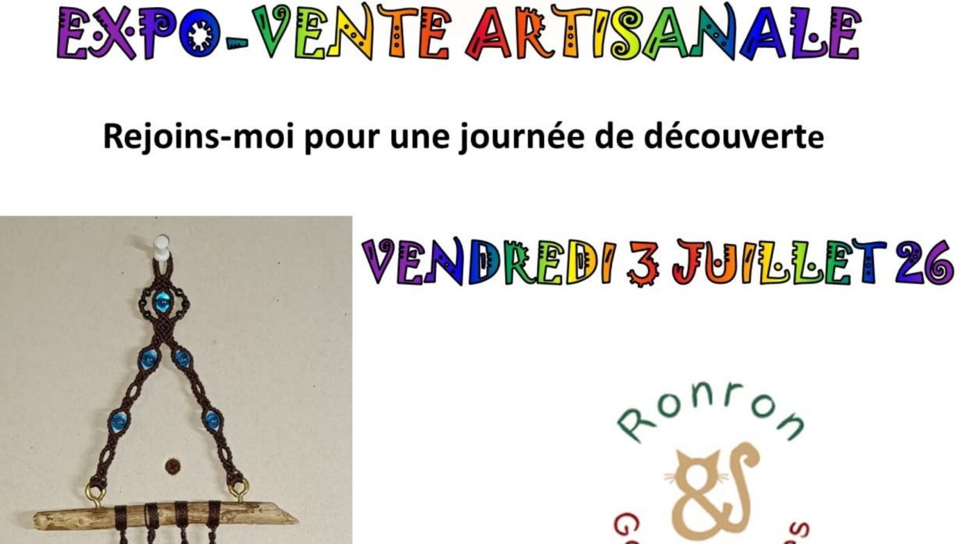 Expo-vente artisanale Ronron et gourmandises Orthez
