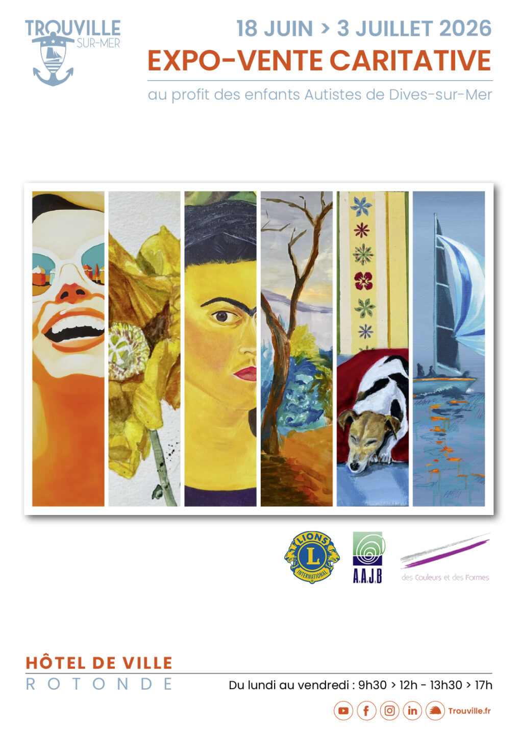 Expo-vente caritative Hôtel de ville Trouville-sur-Mer