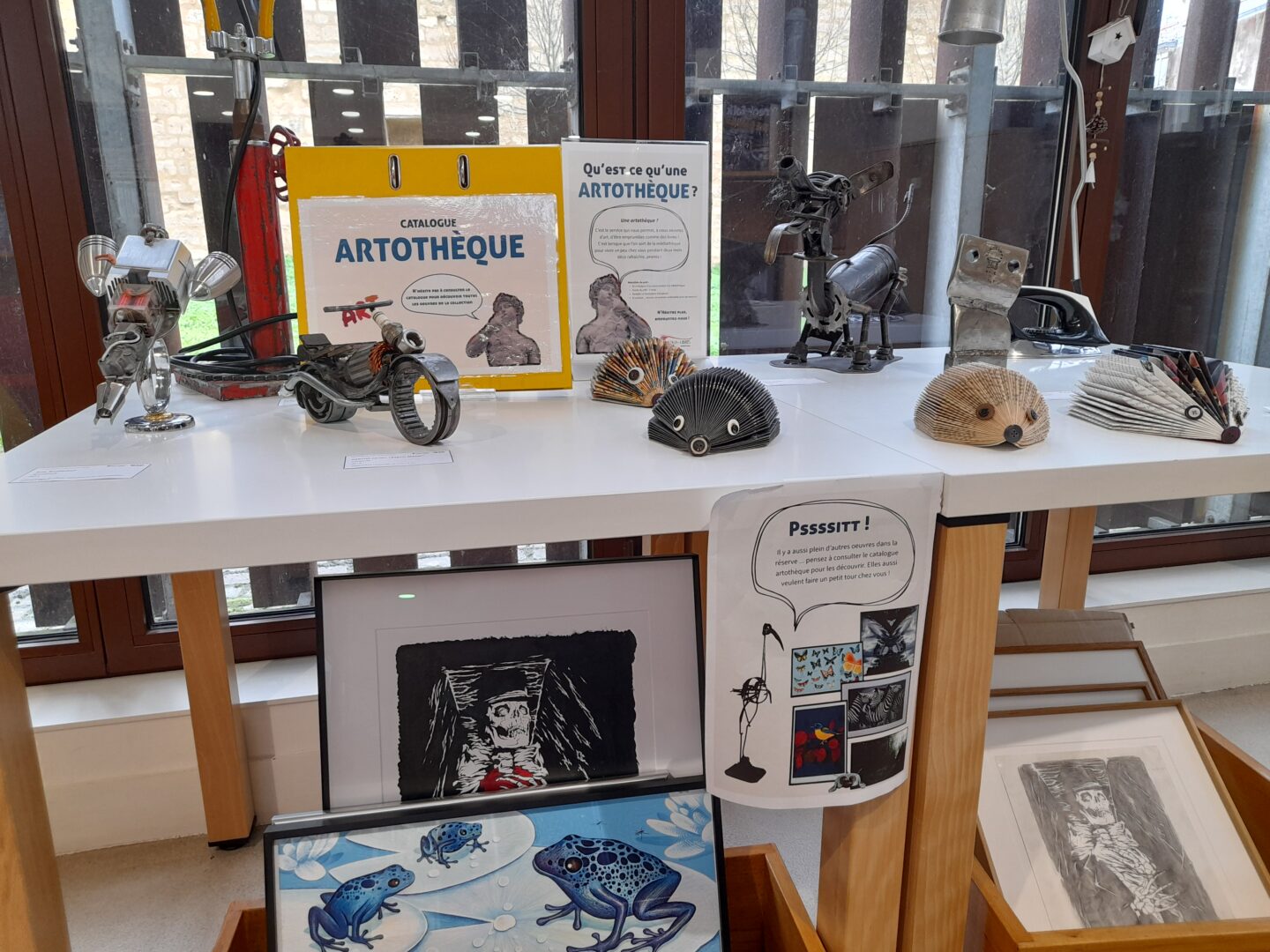 Exposition Artothèque La Crèche
