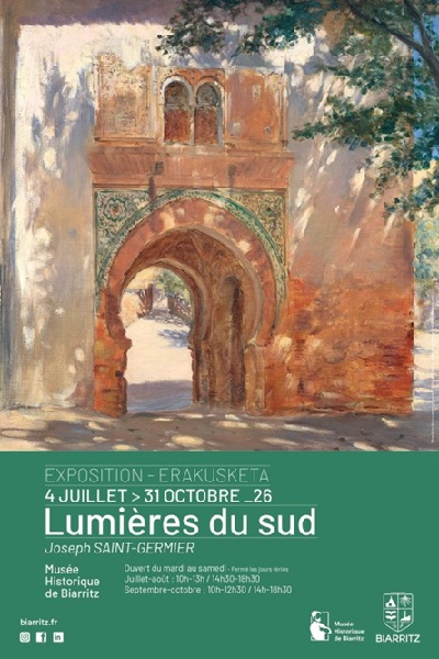 Exposition au musée historique Lumières du Sud Rue Broquedis Biarritz