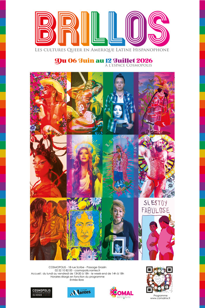 Exposition – Brillos, les cultures Queer en Amérique latine hispanophone, Cosmopolis, Nantes