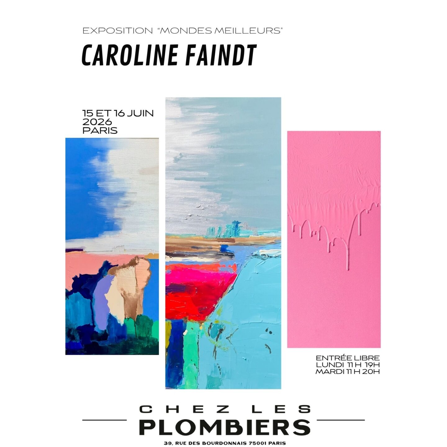 Exposition Caroline Faindt Chez les plombiers PARIS