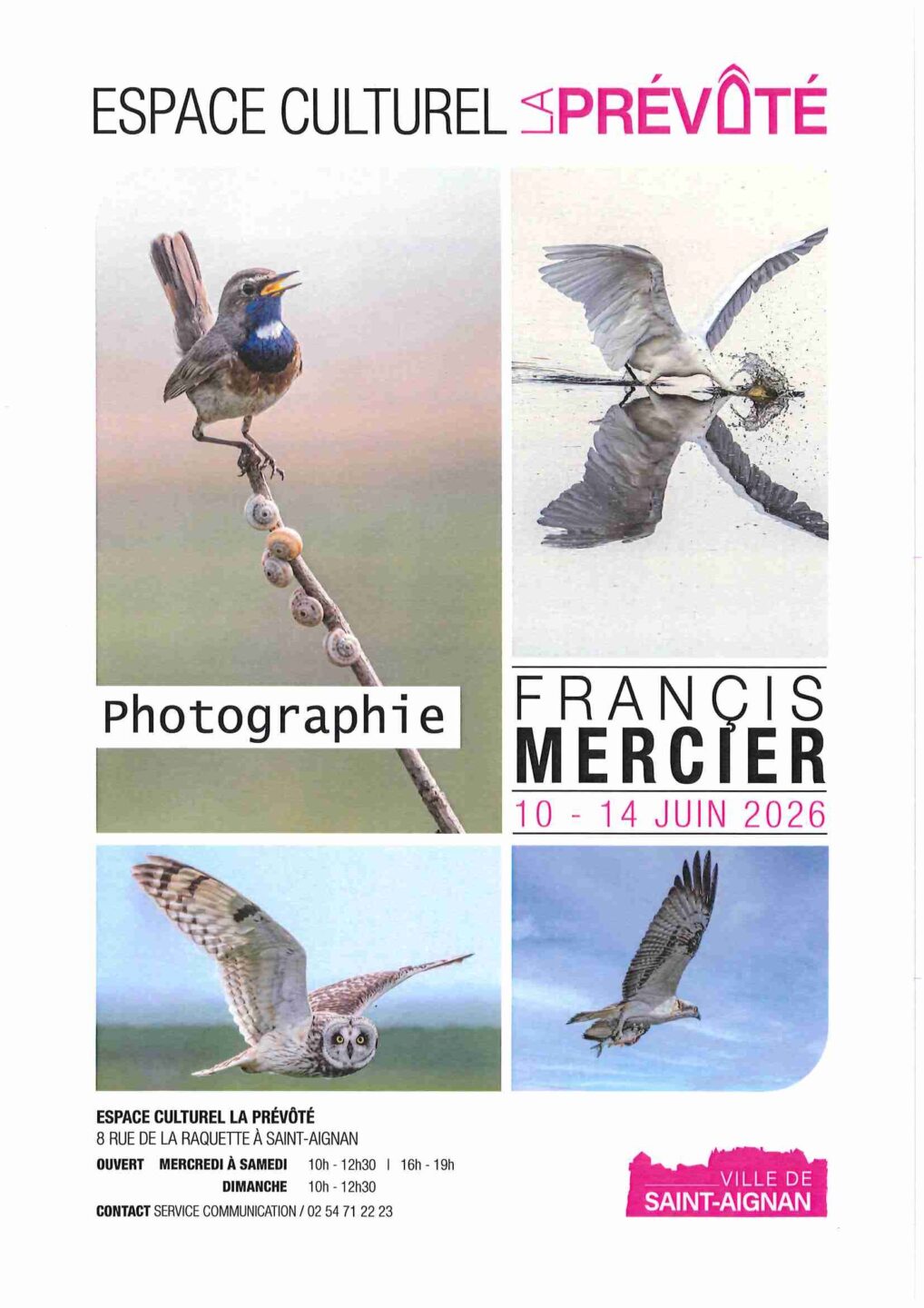 Exposition de photographies de francis mercier Saint-Aignan