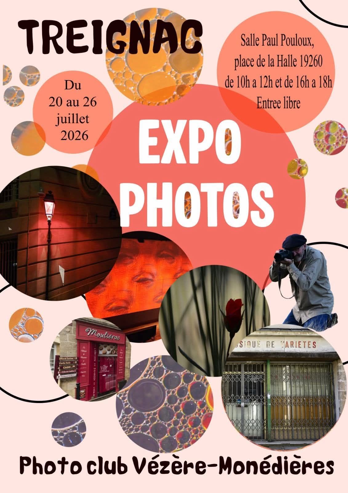 Exposition de photographies du Club Vézère-Monédières Treignac