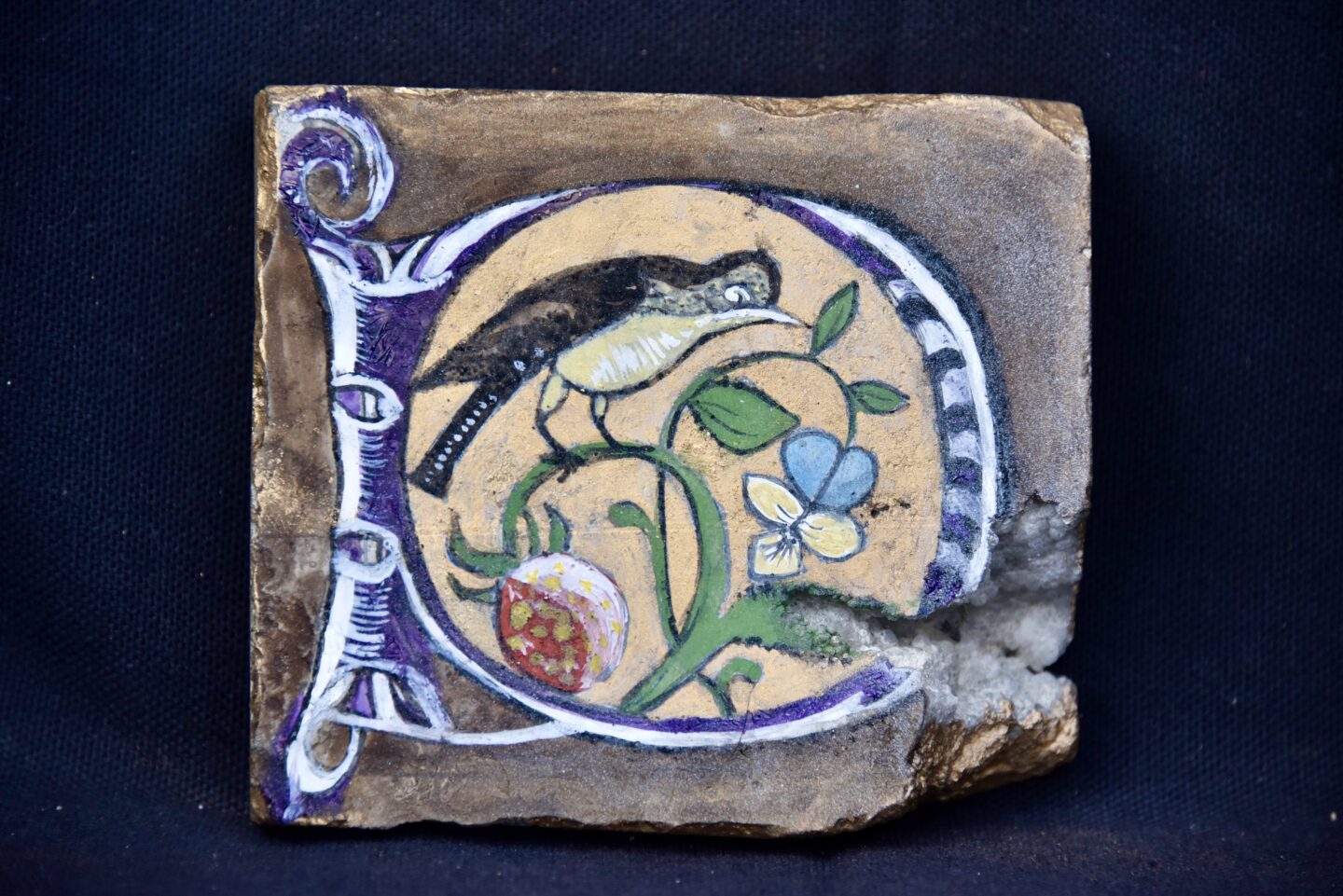 Exposition d’enluminures sur pierre de Serge Barlan Cazals