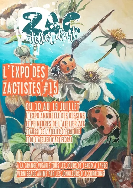 Exposition des ZACtistes à la Grange Vigarié à Laissac  Laissac-Sévérac l&rsquo;Église